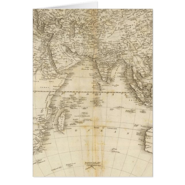 Östra Hemisphere 3 Hälsningskort (Framsidan)