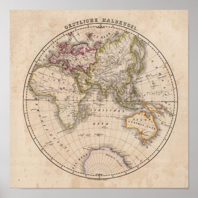 Östra Hemisphere 6 Poster (Framsidan)
