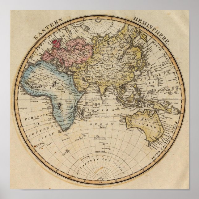 Östra Hemisphere 9 Poster (Framsidan)