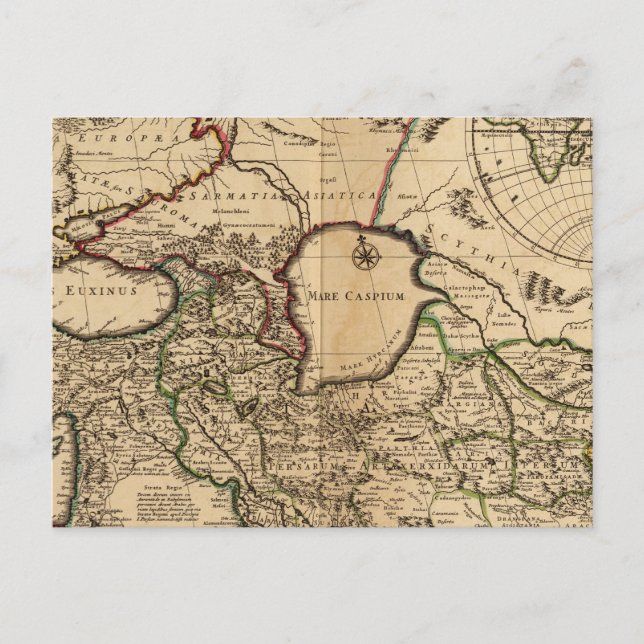 Östra Hemisphere och Rom Vykort (Framsida)