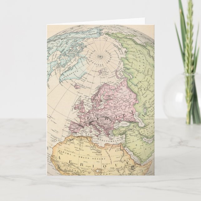 Östra Hemisphere of Europe Helgkort (Framsida)