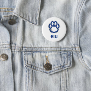 Östra Illinois Panthers Paw Print & EIU Knapp