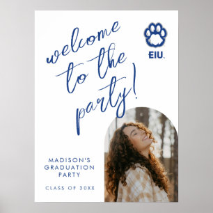 Östra Illinois Panthers Paw Print & EIU Poster