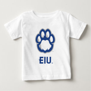 Östra Illinois Panthers Paw Print & EIU T Shirt