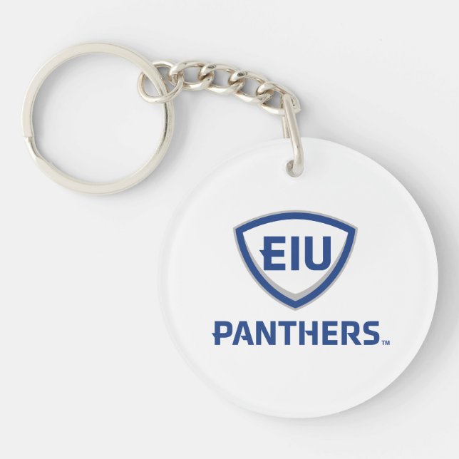 Östra Illinois Panthers Shield & Wordmark Logotyp (Framsidan)