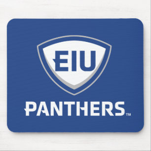 Östra Illinois Panthers Shield & Wordmark Logotyp Musmatta