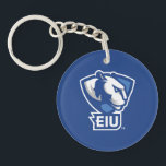 Östra Illinois Universiteten Panthers Logotyp<br><div class="desc">Den här designen visningar officiellens logotyp för Östra Illinois Universiteten (EIU), som innehåller den ikoniska pantertoppen mascot. Logotypen representerar universiteten och skolans pride. Panterhuvudet, i blått och vitt, symboliserar EIU-panelernas styrka och beslutsamhet. Under mascot visas akronymen "EIU" på en framträdande plats, som representerar universiteten identitet. Denna logotyp används på olika...</div>