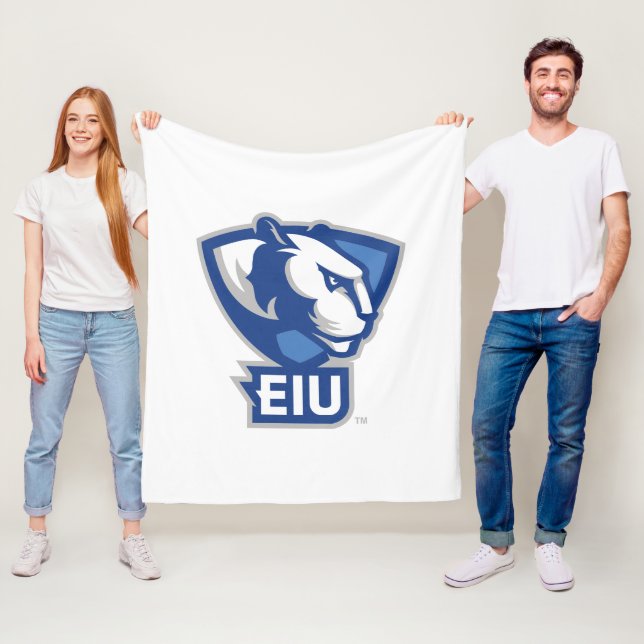 Östra Illinois Universiteten Panthers Logotyp Fleecefilt (På plats)