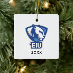 Östra Illinois Universiteten Panthers Logotyp Julgransprydnad Keramik