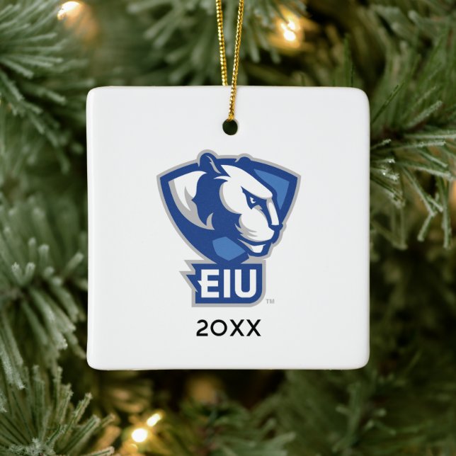 Östra Illinois Universiteten Panthers Logotyp Julgransprydnad Keramik (Träd)