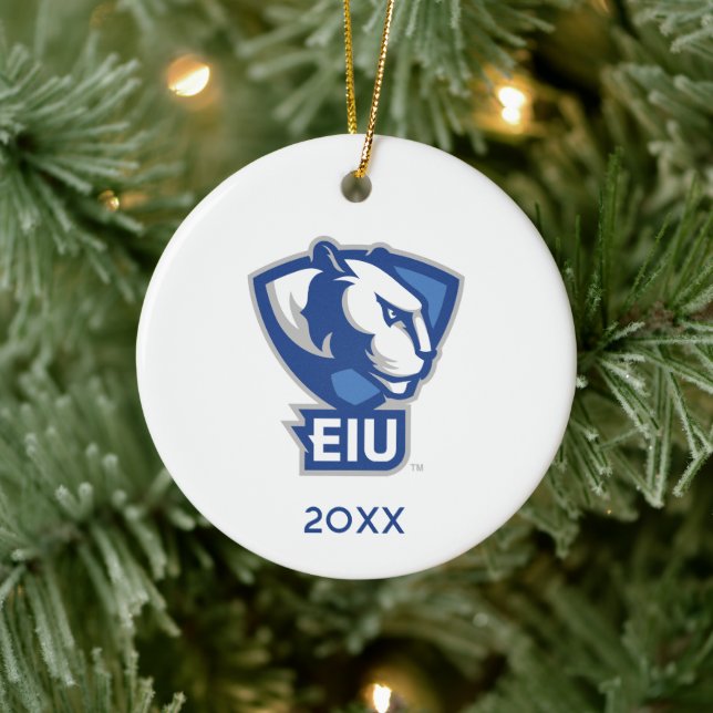 Östra Illinois Universiteten Panthers Logotyp Julgransprydnad Keramik (Träd)