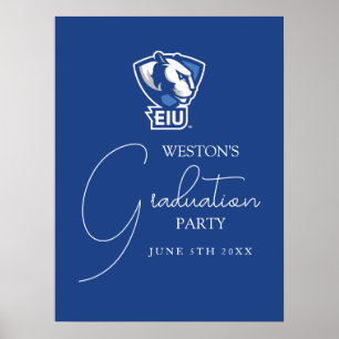 Östra Illinois Universiteten Panthers Logotyp Poster