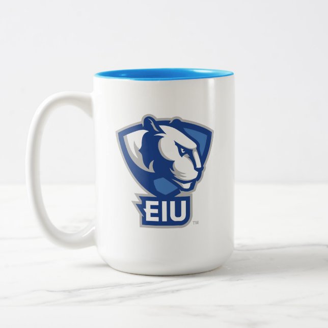 Östra Illinois Universiteten Panthers Logotyp Två-Tonad Mugg (Vänster)