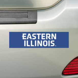 Östra Illinois Universiteten Wordmark-Logotyp Bildekal
