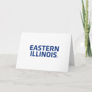Östra Illinois Universiteten Wordmark-Logotyp Kort