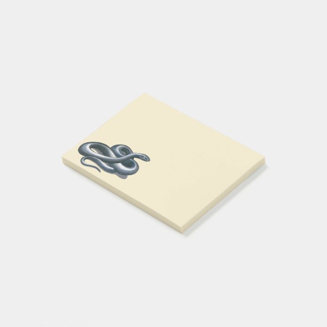 Östra Indigo Snake Post-it Block (Vinklad)