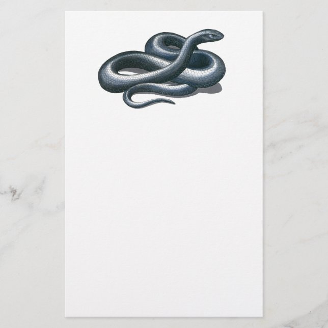 Östra Indigo Snake Stationery Brevpapper (Framsida)
