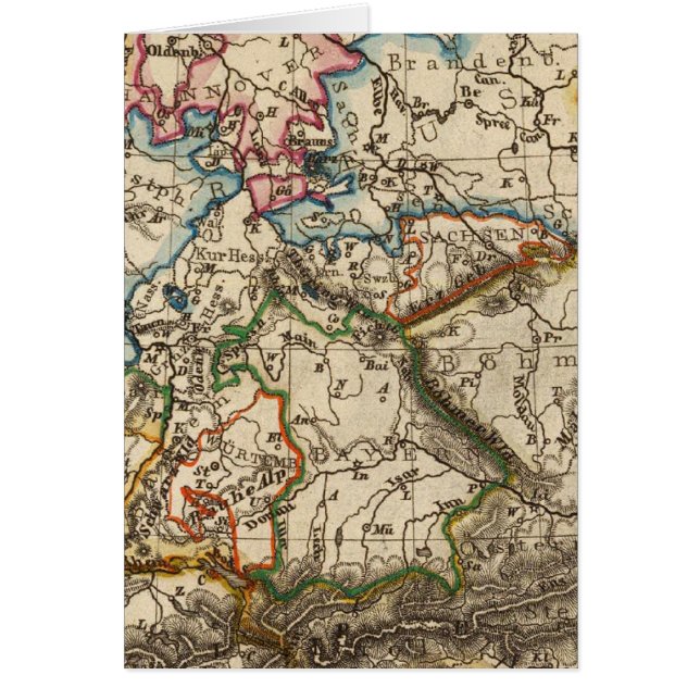 Östra Karta Hälsningskort (Framsidan)