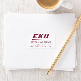 Östra Kentucky Universiteten | EKU Adressetikett