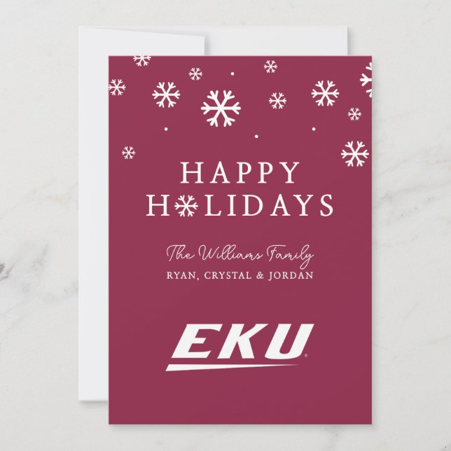 Östra Kentucky Universiteten | EKU Julkort (Framsida)