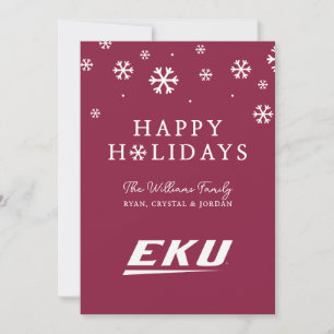 Östra Kentucky Universiteten EKU Julkort