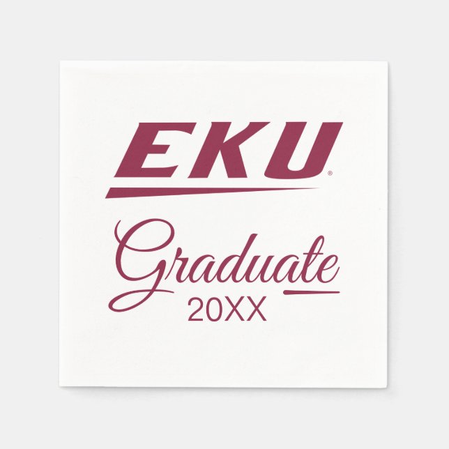 Östra Kentucky Universiteten | EKU Pappersservett (Framsidan)
