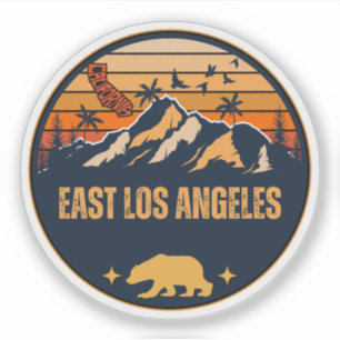 Östra Los Angeles, Kalifornien Klistermärken