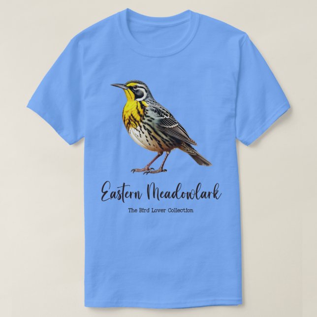 Östra Meadowlark Bird Älskare Collection TShir T Shirt (Design framsida)