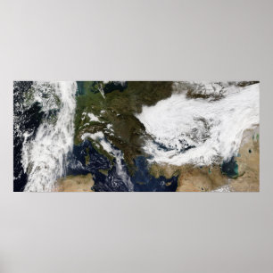 Östra och Southern Europe Poster