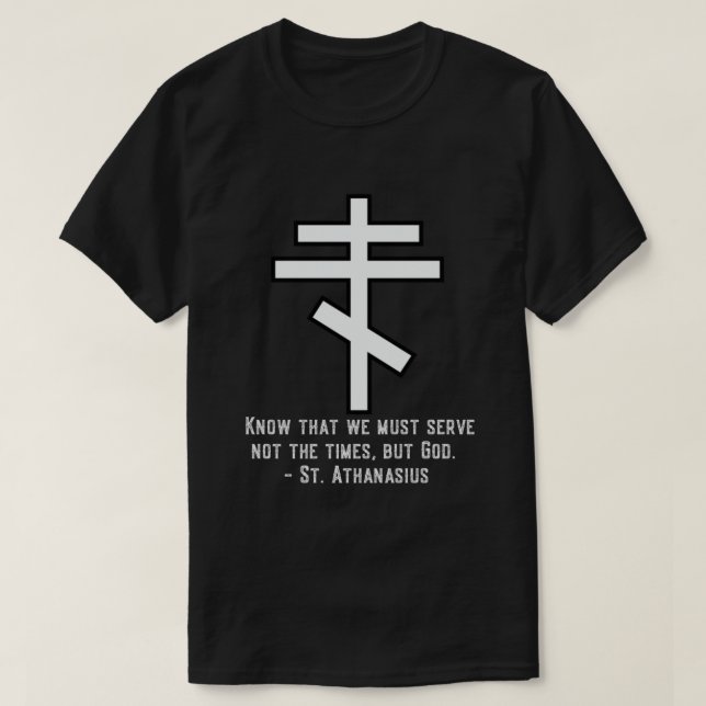 Östra Ortodox Christian Långärmad T Shirt (Design framsida)