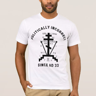 Östra - ortodox kristen politiskt felaktig t shirt