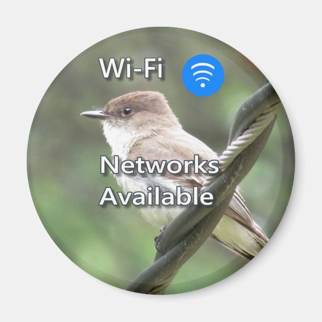 Östra Phoebe Wi-Fi magnet (Framsidan)
