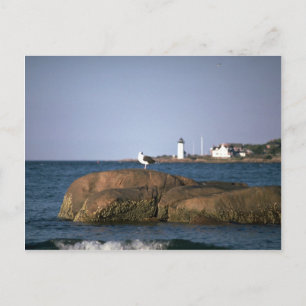 Östra Point fyr, Gloucester, Massachusett Vykort