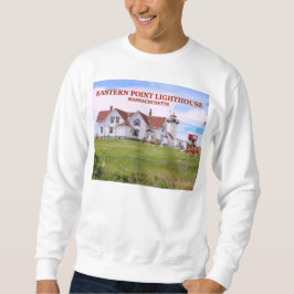 Östra Point fyr, Massachusetts Sweatshirt