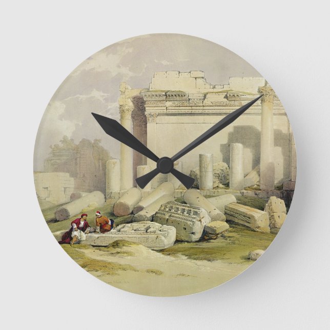 Östra Portico of the Temple of Baal Rund Klocka (Framsida)