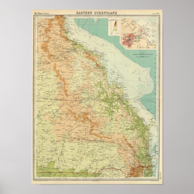 Östra Queensland Poster (Framsidan)