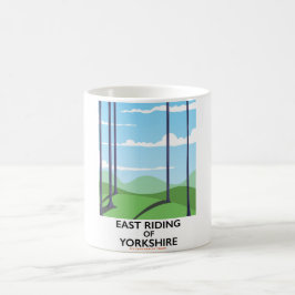 Östra ridning Yorkshire resaffisch Kaffemugg