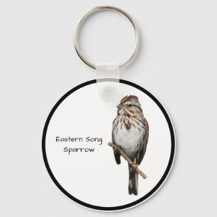 Östra Sång Sparrow Nyckelring