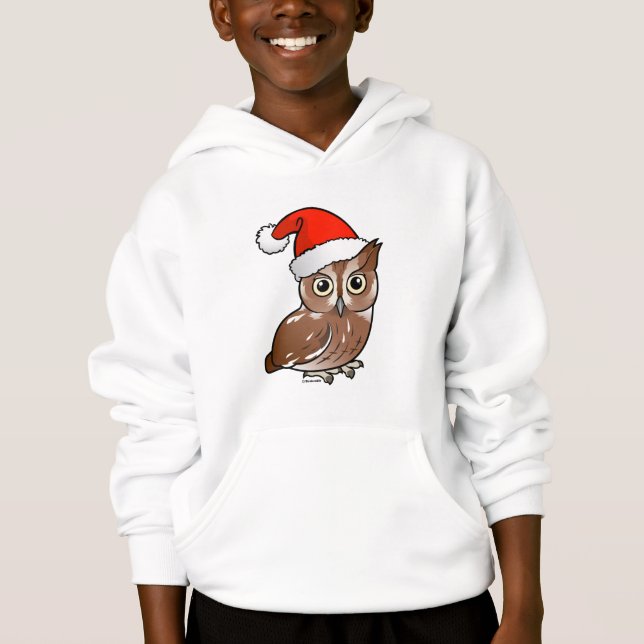 Östra Screech Uggla Santa Tee (Framsida)