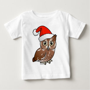 Östra Screech Uggla Santa Tee Shirt