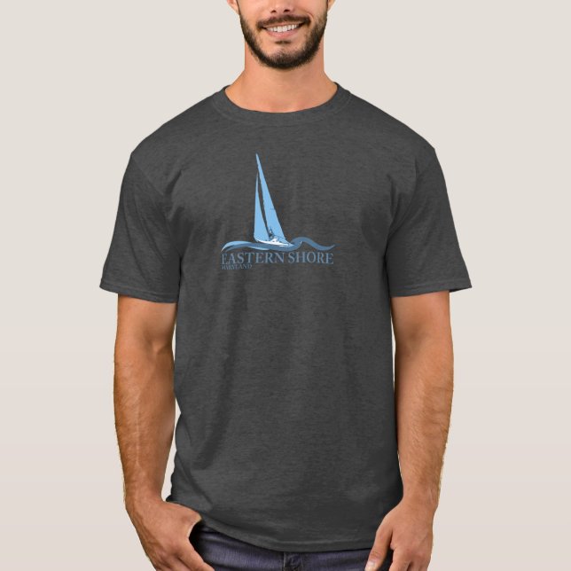 Östra Shore Maryland 2 T Shirt (Framsida)