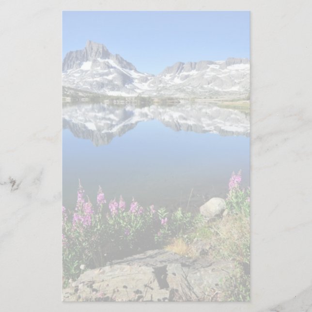 Östra Sierra bergen Brevpapper (Framsida)