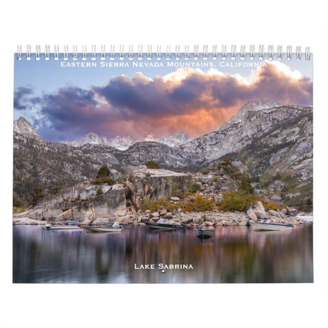 Östra Sierra Nevada Mountains, Kalifornien Kalender (Omslag)