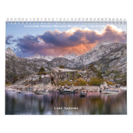 Östra Sierra Nevada Mountains, Kalifornien Kalender