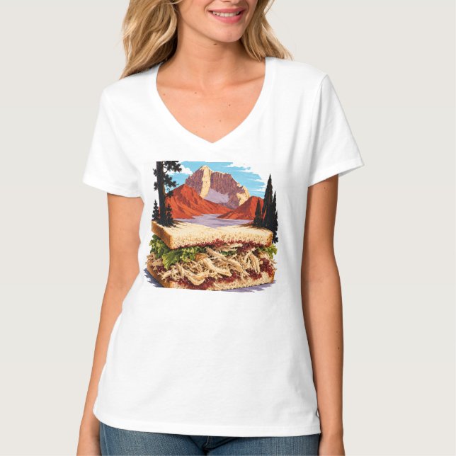 Östra Sierra Smörgås T Shirt (Framsida)