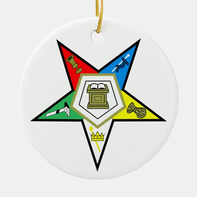 Östra Star Julgransprydnad Keramik (Framsidan)