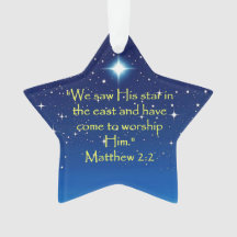 Östra Star-julskript Träd Ornament