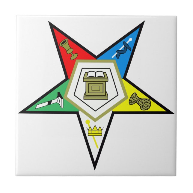 Östra Star Kakelplatta (Framsidan)