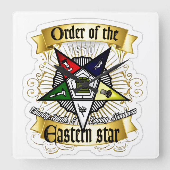 Östra Star-order Fyrkantig Klocka (Framsida)