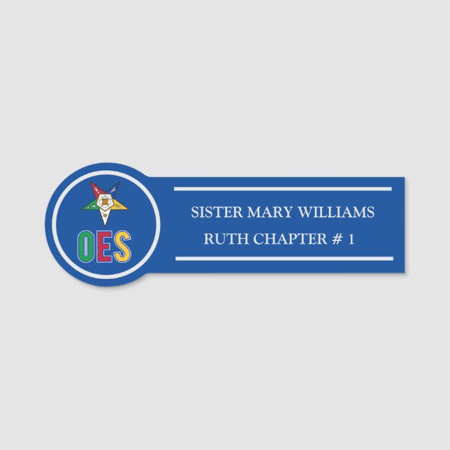 Östra Star-order Namnbricka (Framsida)